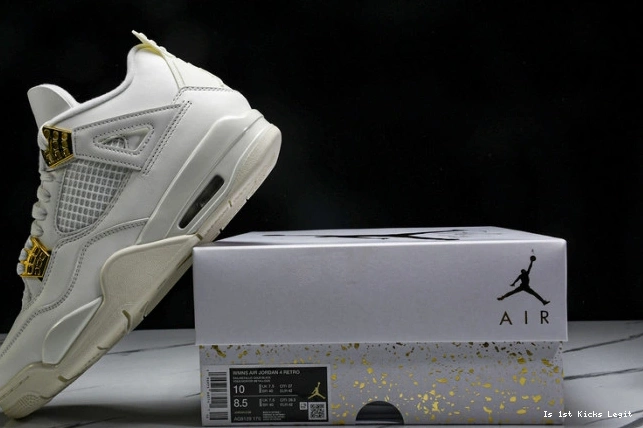 Retro AQ9129-170 Metallic 4 Jordan Gold 0812